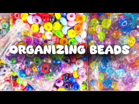 Satisfying Bead Organizing 😍 Plus Color Combo Bracket 🌈