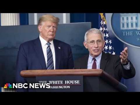 Dr. Anthony Fauci's journal reveals how Trump and Biden handled Covid cases
