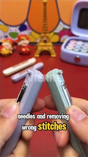 2 in 1 Needle Threader #needlethreader #sewingtools #sewinghacks