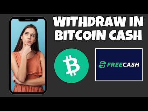 How To Withdraw Money In Bitcoin Cash On Freecash | Freecash Tutorial