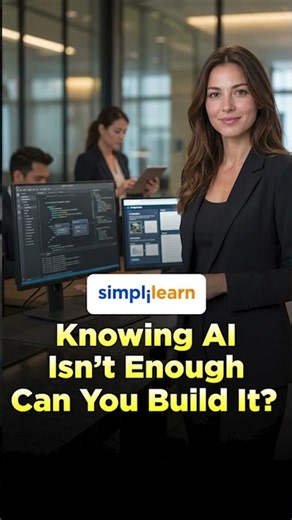 AI Knowledge Isn’t Enough | Build Real-World GenAI & Agentic AI | #Shorts | #simplilearn