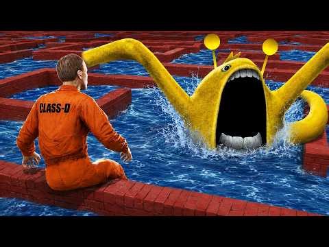 Puede SPRUNKI EATER encontrarme en un LABERINTO INUNDADO?! (Garry's Mod Sandbox)
