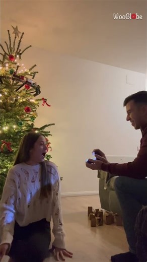 Wedding Proposal: Emotional Christmas Eve Engagement Surprise || WooGlobe