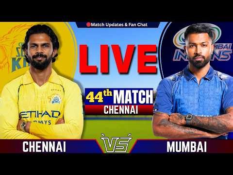 🔴Live: CSK vs MI, 44th Match IPL 2026 | Live Cricket Match | Chennai vs Mumbai Live| IPL Match Today