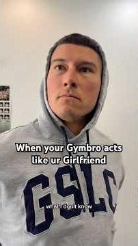 When your Gymbro acts like ur Girlfriend #trendingshorts #gym #fitness #funny #viral