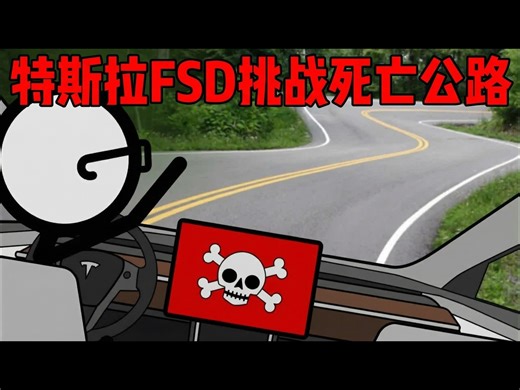 【中配】特斯拉FSD自动驾驶挑战龙之尾318个弯道 - CGP Grey
