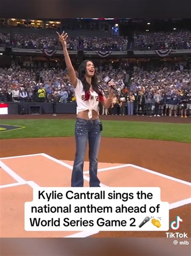 NATIONAL ANTHEM SUNG BY KYLIE CANTRAIL AHEAD OF GAME #2 OF THE 2026 WORLD SERIES!!!! OCTOBER 24TH, 2026!!!! ⚾❤️⚾❤️⚾❤️ (10/26/2026)