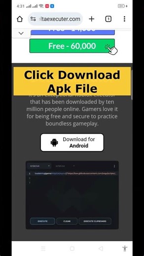 Delta Executor Download Easy #smartphone #mobilegame #delta #games #roblox