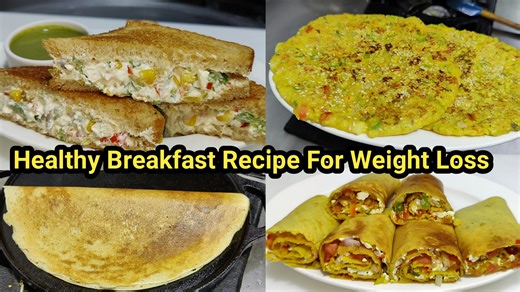 Instant 6 Types of Breakfast Recipes| Basen Ka Chilla-Dhai sandwich| Dosa recipe -Weight Loss Recipe | Cooking With Chef Ashok