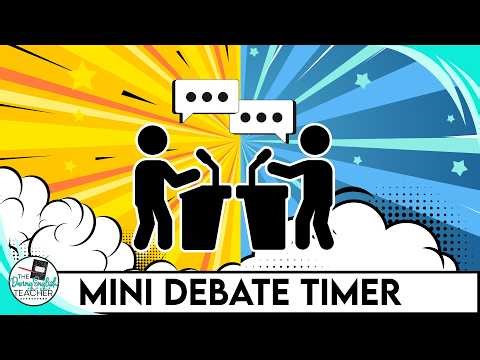 Classroom Debate Timer | Opening, Rebuttal & Closing Statements (Perfect for Teachers)