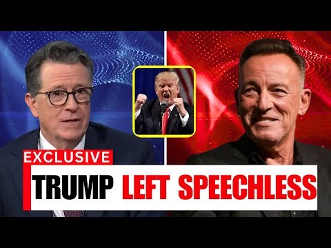 Stephen Colbert & Bruce Springsteen DESTROY Trump On LIVE TV