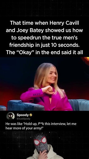 That time when Henry Cavill and Joey Batey showed us the true men's friendship in just 10 seconds