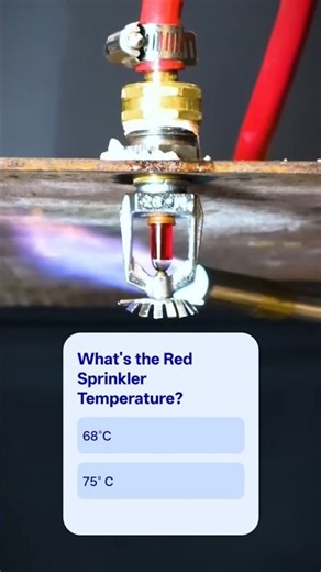 Sprinkler Burst Test Temperature | What Temp Does Fire Sprinkler Activate? #firesprinklersystems