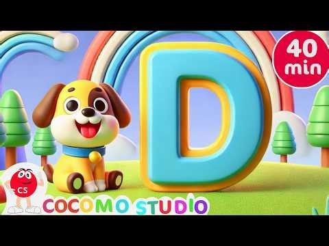 Letter D Learning Through Music 🔤🎶 | 40 Min Interactive Nursery Rhymes Compilation