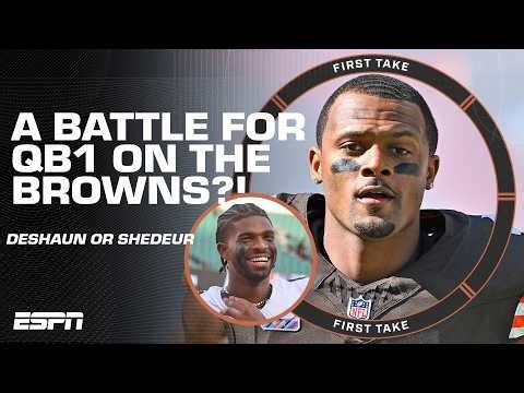 Stephen A. says Deshaun Watson SHOULD BE QB1 over Shedeur Sanders 🗣️ ‘The LAST chance’ | First Take