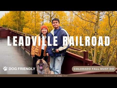 Leadville Railroad Fall Train Ride With Our Dog | Rain, Fog and Golden Aspens