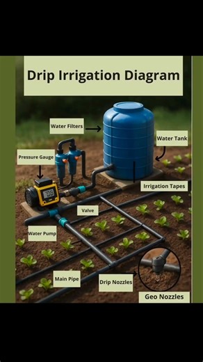 Drip Irrigation System Explained | Save Water & Increase Crop Yield 💧🌱