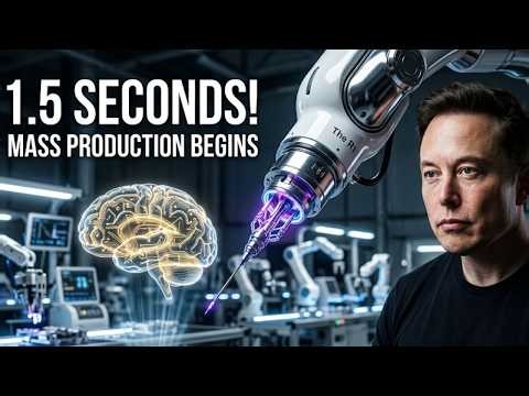 Neuralink Mass Production 2026 1.5 Second Brain Surgery & FDA Breakthrough Explained
