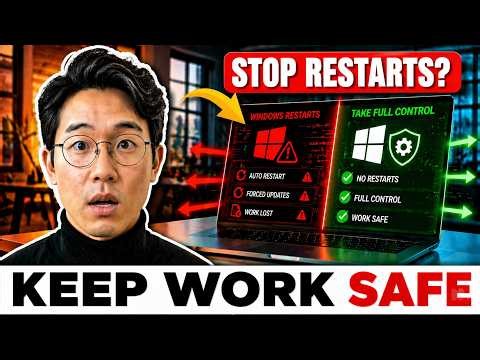 NEVER lose work again - DISABLE Windows restarts permanently!