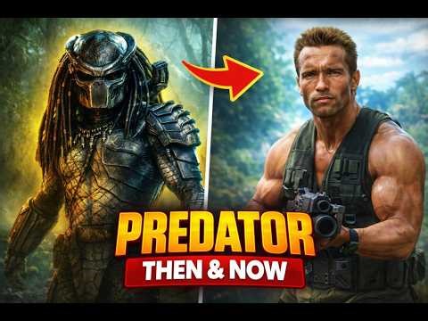 The Predator Cast Transformation 1987 vs 2026 #predator