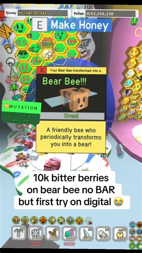 ABOSULTELY ANYTNING but deepwoken #bss #beeswarm #beeswarmsimulator #beesmas #fyp