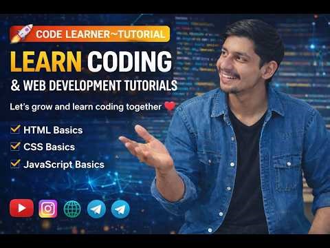 HTML Tutorial for Beginners + CSS Introduction 🚀 | Step-by-Step Guide