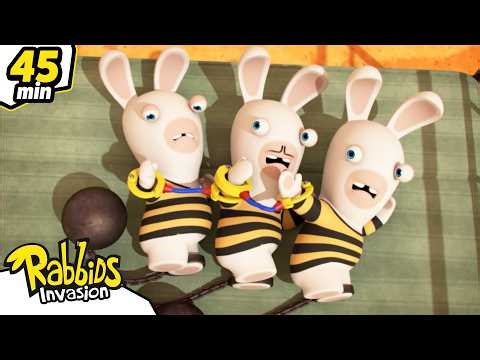 The Rabbids Go to Jail 😱🚔 | Rabbids Invasion 🐰 Full Episodes | Best Cartoon and Videos For Kids