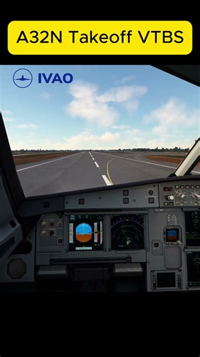 Takeoff from VTBS Thailand [Msfs2020] IVAO #ivao #microsoftflightsimulator2020 #msfs2020 #airport
