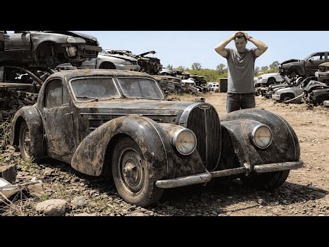 ASMR Car Restoration | 1937 Bugatti Type 57 Full Restoration From Abandoned Condition | RestoPlus