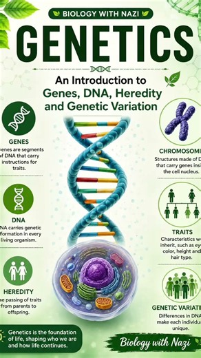 An introduction to genes, DNA, heredity and genetic variation