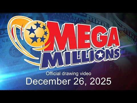 Mega Millions drawing for December 26, 2025