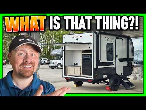 ~2,700lbs • Goofy New Solo/Couples/Family Minibox RV! 2026 Rockwood Geo Pro 11LE Travel Trailer