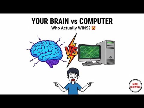 Human Brain vs Computer — The Truth Will Shock You!#viralscience #brain #computerchip