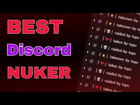 NEW Discord NUKE Bot (Easy - 2026 Working)