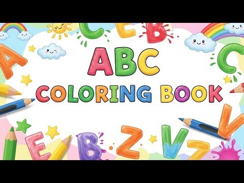 ABC Adventure: Draw, Color & Learn | Fun Alphabet Coloring Book for Kids 🎨📚