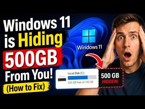 Windows 11 is Hiding 500GB From You! (How to Fix)