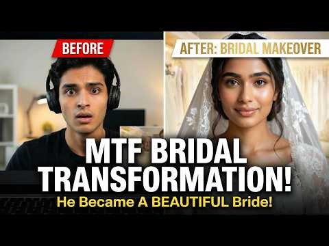 Makeup Artist Turned Deepak Into A Bride! 💄 | Male to Female Bridal Transformation | Deepak to Deepa