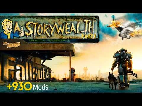 🌄 Into the Wasteland: 930 Mods Overhaul | Fallout 4 StoryWealth E1