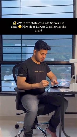 💥 Server-1 Is Down — Why Server-2 Trusts You? 👀 Read the description 📻 #tech #shorts #jwt