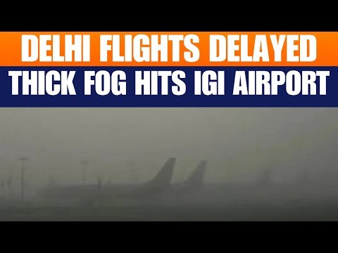 Delhi Fog Disrupts Flight Operations, Multiple Flights Delayed at IGI Airport