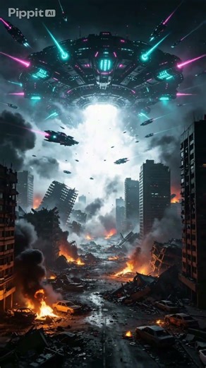 👽 The Alien Invasion Has Begun #ai #aivideo #nextgenai #viral #cinematic #space #aigenerated #funny