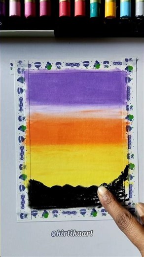 easy oil pastel drawing art #oilpastel #painting #art