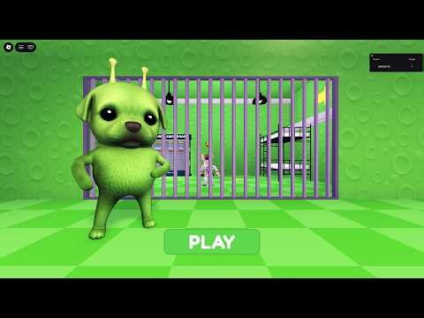 ESCAPING THE ALIEN DOG PRISON! 👽🐶 (Roblox Obby)