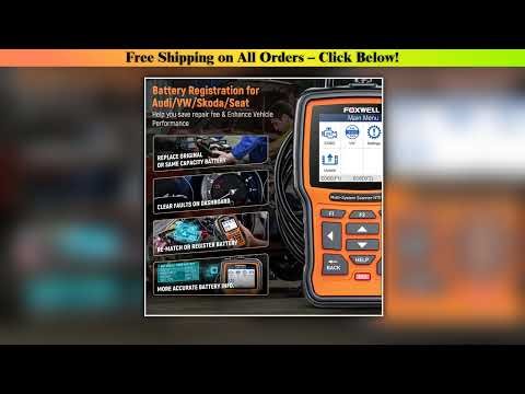 FOXWELL NT510 Elite Automotive Scanner All System Scan Code Reader Active Test ECU Coding OBD OBD2