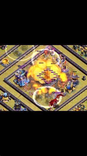 Grand Warden Fireball 😱🔥#clashofclans #coc #gaming #cocshorts #shorts