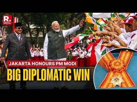 PM Modi's Diplomatic Win In Indonesia: Conferred Highest Civilian Honour, Holds Key Talks