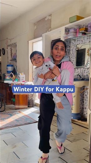 इस बच्चे को ठंड नहीं लगती / ghamu saran / What can I make out of old sweaters? #shorts #winter