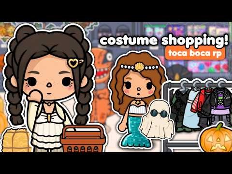 Shopping for HALLOWEEN COSTUMES *CHAOTIC* 🎃 (Toca Boca Life World Roleplay)