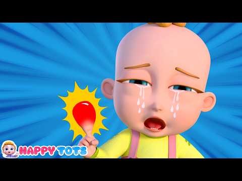 Boo Boo Song | Baby Gets Hurt +First Aid Song |  Happy Tots Nursery Rhymes