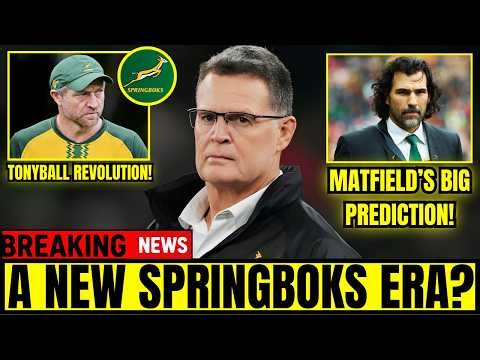 Victor Matfield Reveals Springboks’ BIG Plan: Tony Brown Set to Unleash “Tonyball”!#springboks